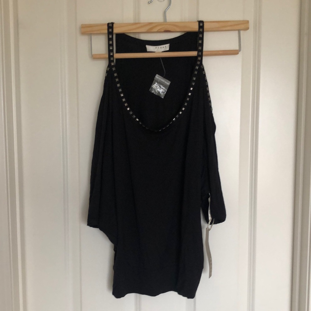 NWT BKACK BATWING TOP